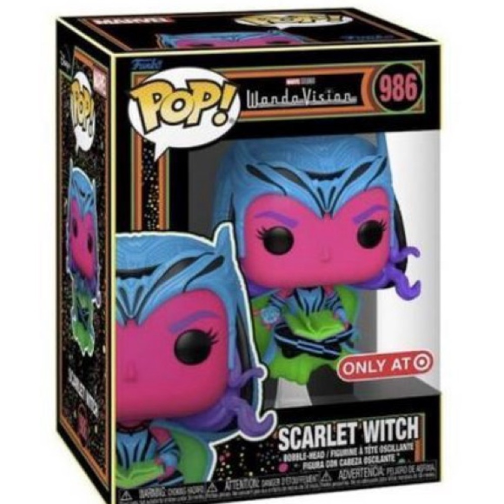 Funko Pop Scarlet Witch in Pink and Blue